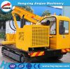 Solar plant foundation pile driver ramming photovoltaic pile driver