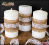 new concept wedding pillar scented candle 