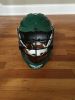 Used Green Cascade CPX-R Lacrosse Helmet With White Chin Strap