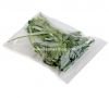 Transparent OPP Plastic Vegetables Zipper Packaging Bags 