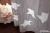 Printed cotton fabric - Cocoa grey star