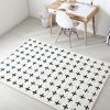 100% cotton rug with Cross pattern