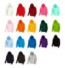 Hooded sweatshirt with various colors