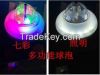 RGB rotating color crystal led bulb  disco  party lighting