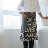 Text Waist Apron