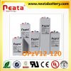 China Top 10 manufacturer supply AGM solar battery 12v120ah OPzV