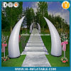 Colorful led lighted pillar inflatable for event wedding decoration