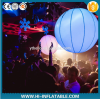 Colorful led light air blown inflatable balloon for holiday decoration