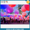 Colorful led light air blown inflatable balloon for holiday decoration