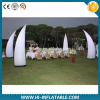 Colorful led lighted pillar inflatable for event wedding decoration
