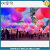 Colorful led light air blown ball inflatable for festival decoration