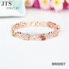 JTS Colorful CZ 18K Ro...