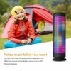 Smart Stereo Music Player Speaker Bluetooth4.0 with TF Card FM Radio Full Spectrum in Fantasy Color Hand-Free Speaker 360 Degree Surround 88 LED Flash Light