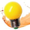 colour mini bulb 2016 new 180 degree pc cover led bulb e27 0.5W 1W led colour mini bulb