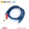 4.9ft 1.5m Adson 3.5mm Plug Jack to 2RCA Male Stereo Audio Cable