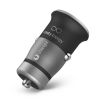 New patent CE ROHS FCC creative electric type dual usb car charger with led lights 