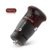 New patent CE ROHS FCC creative electric type dual usb car charger with led lights 