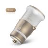 New patent CE ROHS FCC creative electric type dual usb car charger with led lights