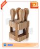 Wooden cheese set with...