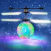 OBCANOE infrared Induction Flying Ball Built-in Shinning Color Changing LED Lighting (Green)