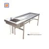Stainess Steel Funeral Embalming Table body wash table  Autopsy table dissecting table