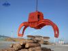 Electro-hydraulic timber grab for crane wood