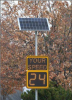 solar powered radar speed led display detection