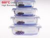 airtight food storage container set, rectangle, square, round 