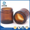 Hot sale 100ml round amber/blue cosmetic glass jar