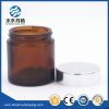 Hot sale 100ml round amber/blue cosmetic glass jar