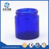 Hot sale 100ml round amber/blue cosmetic glass jar