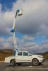 Articulated aerial platform DHA102AP/DHAS120AP with pick-up truck