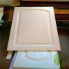 High glossy wood grain kitchen PVC Cabinet Door