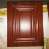 High glossy wood grain kitchen PVC Cabinet Door