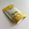 Food Grade Totally Transparent Stand Up Pouch with Tear Notch for Food Packaging