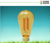 Amber color ST58 2.5W/4.5W decoration led filament bulbs 2200K UL 220-240vac