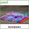 Plastic assorted colors artistic long straws