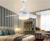 modern style mini ceiling fan with LED light 