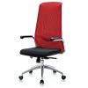 Mesh/Fabric upholstered Top grade metal structure office chair with Metal tube armrest