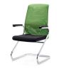 Mesh/Fabric upholstered Top grade metal structure office chair with Metal tube armrest