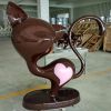 Mall Decorative Resin Fortune Cat Sculpture