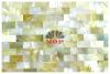 mesh gold sea shell tile wall mosaic