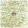 mesh gold sea shell tile wall mosaic