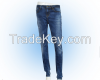 Nice fashion pakistan design women denim tight rippied jeans