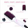 Hair Care Showliss Hair Straightening Ceramic Brush LED Display Temperature Control