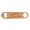 sedex factory supply Stainless Steel Bottle Opener with wood handle