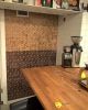 wood mosaic tiles in oak