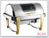 full size roll-top hotel buffet chafing for catering
