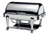 full size roll-top  buffet chafing with glass lid for hotel 