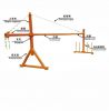 electric work platforms for construction and  building site
